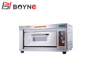 Table Top Single Deck Gas Oven , 0.24kg/H Commercial Bread Maker Equipment