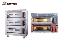 3 deck 6 trays gas bakery oven price/commercial bakery ovens for sale
